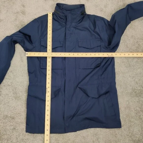 Michael Kors Men's Lightweight Jacket in Blue Size Medium Rain Jacket - Picture 11 of 13